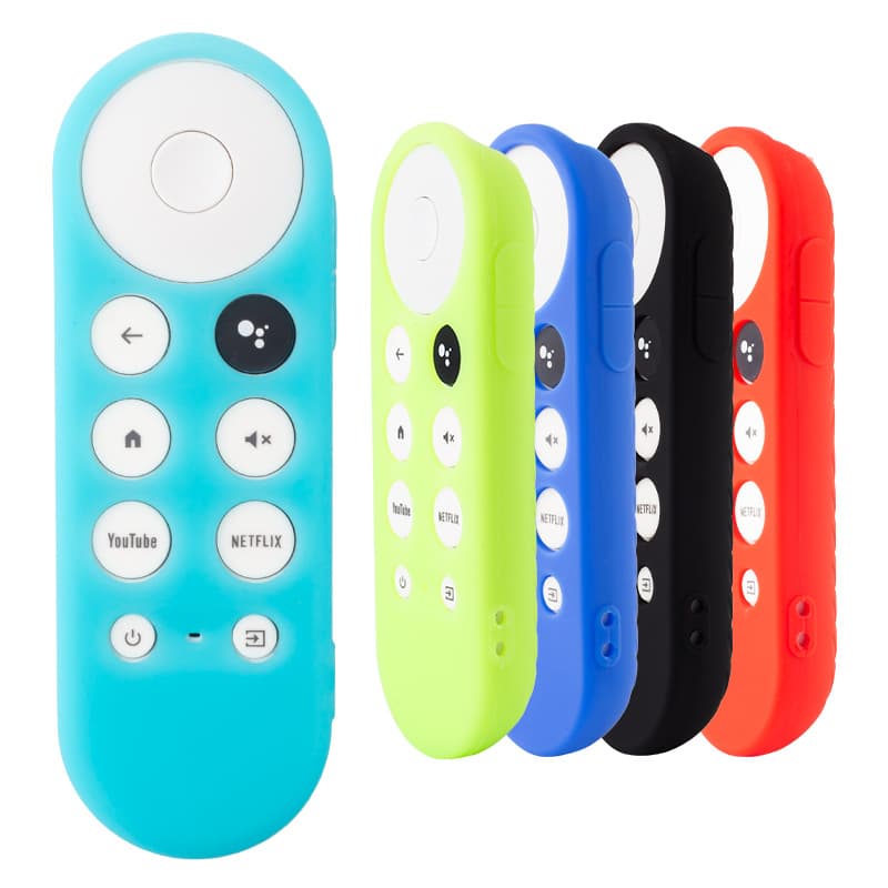 Hot Selling Suitable for Google TV Remote Control Protective Case Google 2022 All-inclusive Anti-fall and Collision Silicone Protective Case