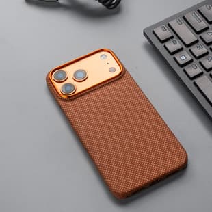 For iPhone 17 Pro Max Magnetic Phone Case Kevlar Carbon Fiber Ultra-Thin Apple Protective Case 17 Pro
