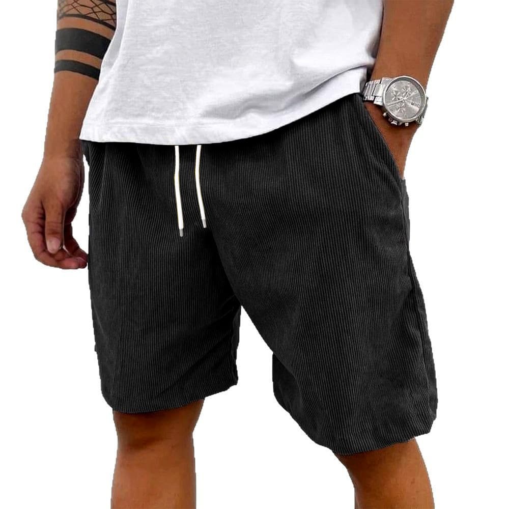 New Cross-Border Heavyweight Casual Shorts for Men Summer Ins Trendy Retro Corduroy Streetwear Men's Sports Shorts