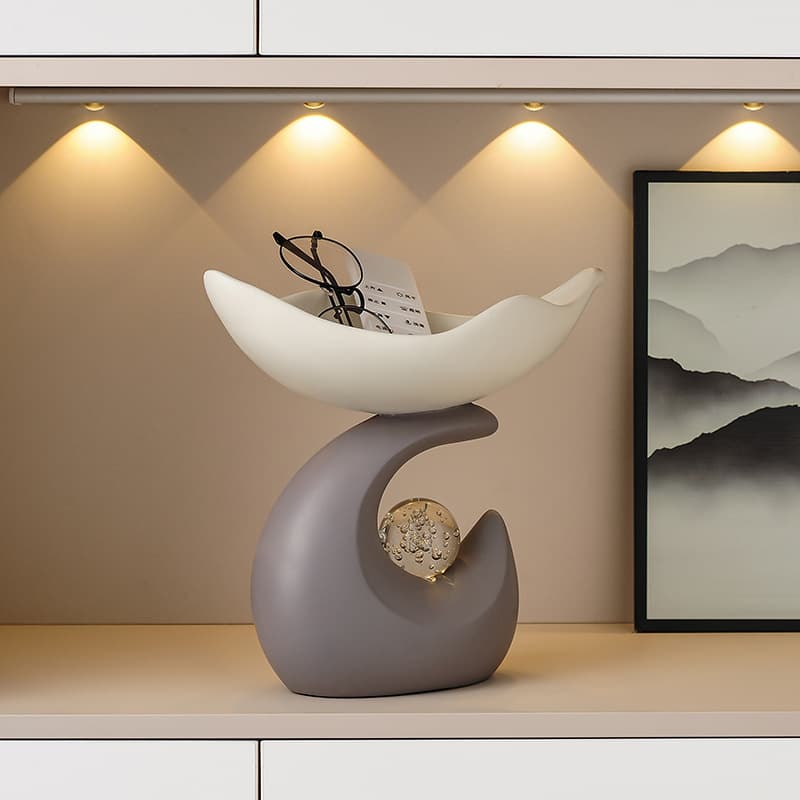 Light Luxury Modern Fortune Turning Ornament Entryway Cabinet Key Desktop Storage High-end Decorative Item Housewarming Gift