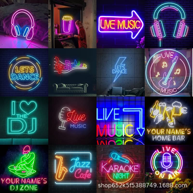 Cross-border E-commerce Custom 5V Neon Sign Party Decoration Neon Sign Festival Event USB Neon Sign Custom