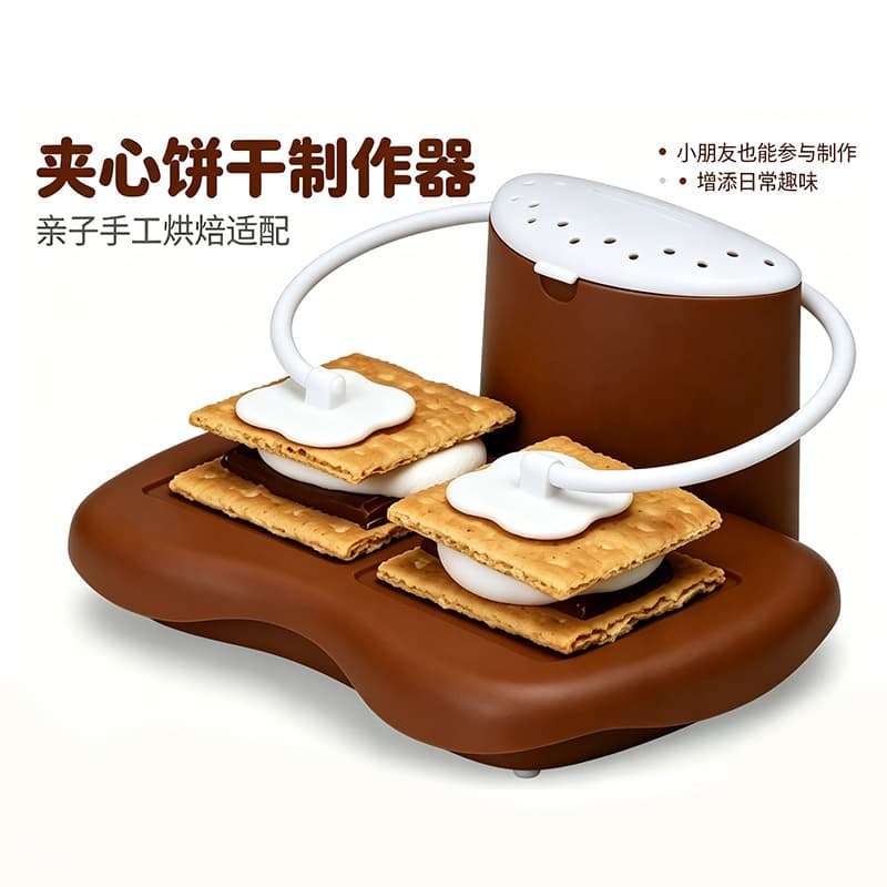 Sandwich biscuit maker, microwave heating mold, parent-child baking tools, DIY sandwich biscuit press