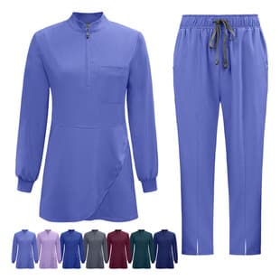 New Male and Female Doctor Work Uniform Short Sleeve Hand-Washing Scrubs for Operating Room, Beauty Salon Medical Uniform Set for Export