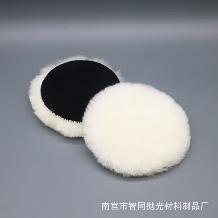 2 3 4 5 6 7 Inch Self-Adhesive Wool Ball Polishing Wheel Mirror Finish Car Paint Polishing Disc Thickened Wool Pad