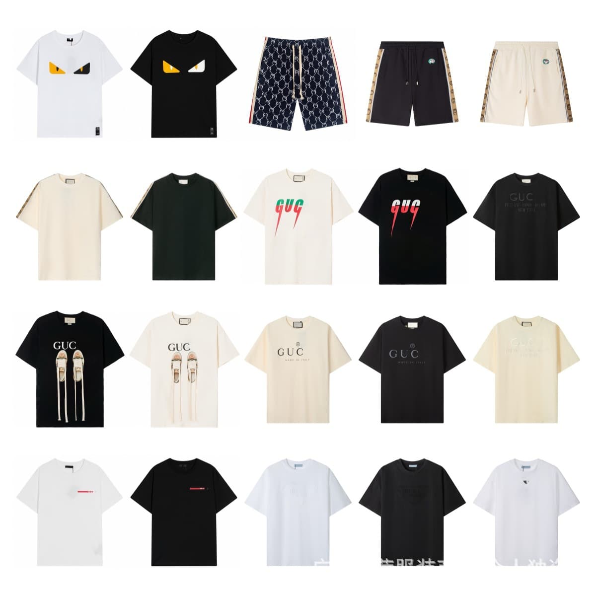 High quality and high version. Gujia.Pujia 26SS spring and summer new style versatile short-sleeved T-shirt simple casual same style for men and women