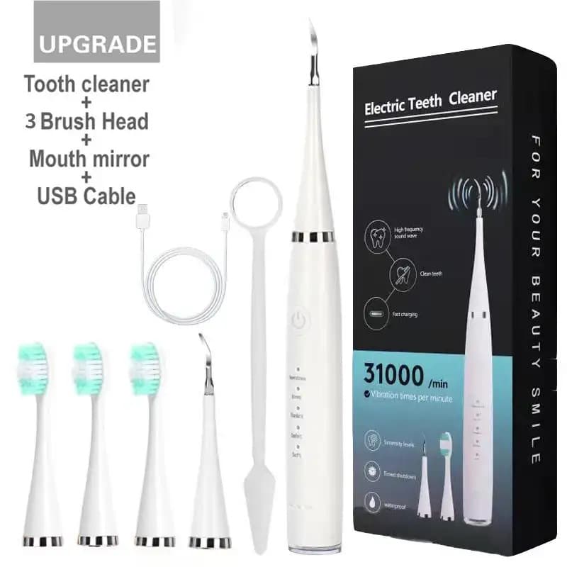 Home Use Ultrasonic Electric Dental Cleaner Removes Tartar Yellow Teeth Oral Care Teeth Washing Device Dental Care Appliance
