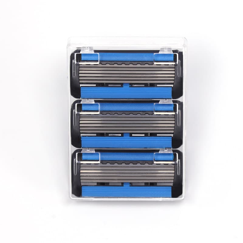 Imported 6-Blade Manual Razor Gillette 6-Blade Head Men's Shaver Factory Direct