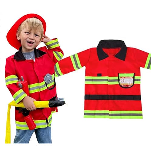 Factory direct sales of children's firefighting suits, professional experience suits, children's role-play suits, house toys