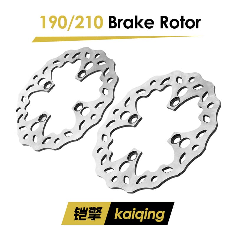 Dirt Bike 120-150cc Accessories Zuma 190/210mm Front and Rear Disc Brake Rotors Brake Steel Disc