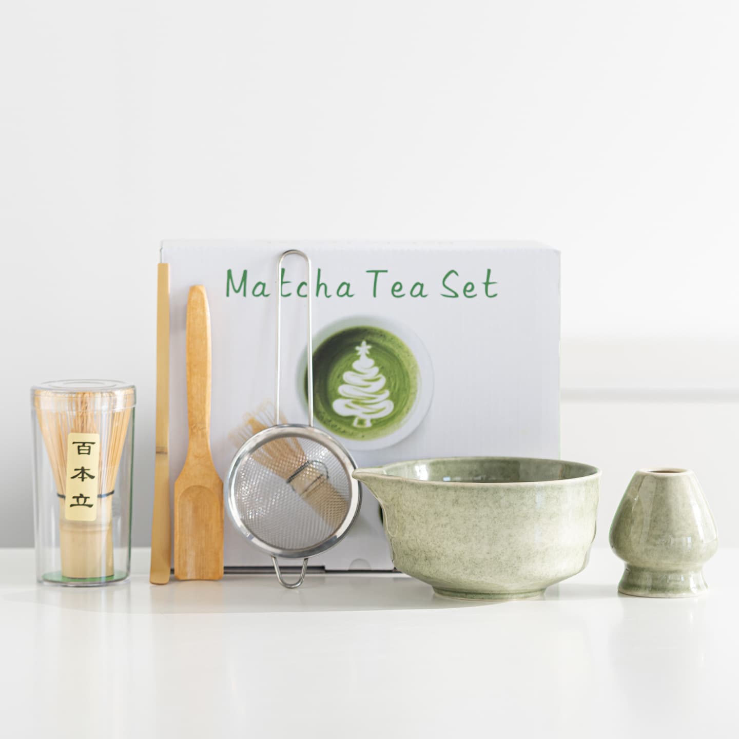 Matcha Tea Set, Matcha Bowl, Tea Whisk, 45678-Piece Set, Song Dynasty Tea-Making Tools Set, Customizable