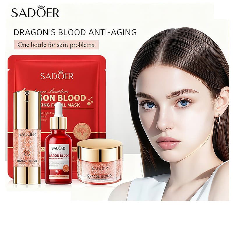 All-English SADOER Reishi Ganoderma Dragon's Blood Cream Anti-Wrinkle Face Cream Hydrating Moisturizing Skin Renewal Face Cream Cross-Border Foreign Trade Wholesale