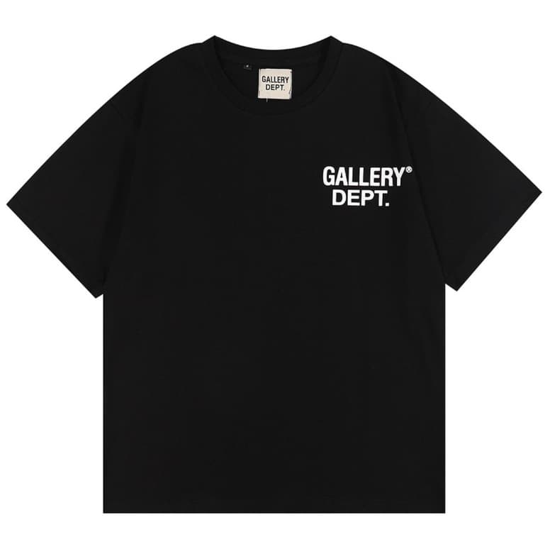 Cross-border EU size GALLERY DEPT T-Shirt Letter Printed Crewneck TShirts