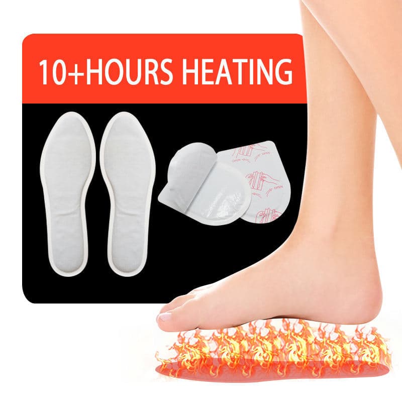 Cross-border self-warming foot pads, disposable heating insoles, foot warmers, cold-proof walkable warm baby heated soles custom.