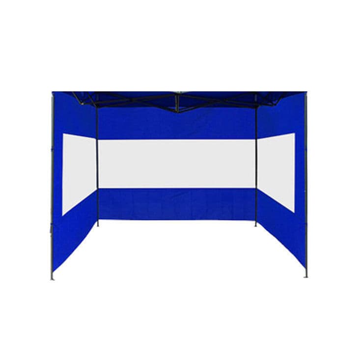 Hot-selling outdoor four-leg folding tent sidewall, semi-transparent thickened waterproof rainproof four-corner canopy sidewall with three-sided door openings