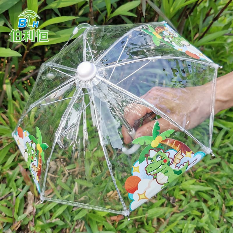 In-Stock Cotton Doll Toy Umbrella, BJD 3/4 Scale Mini Transparent Small Umbrella, 20cm Prop Umbrella for Dolls