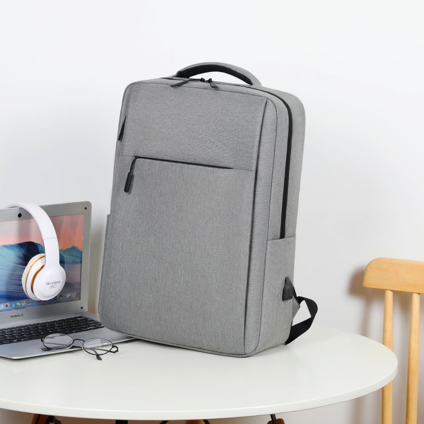 17-inch Large Capacity Laptop Backpack for Men, Casual Business Computer Backpack, Unisex School Bag