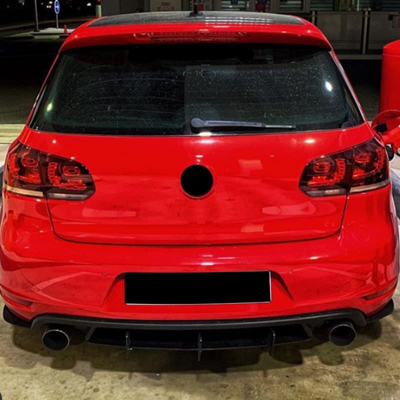 Fit for Volkswagen Golf 6 GTI Golf MK6 GTI Rear Lip Diffuser Blade Spoiler Modification