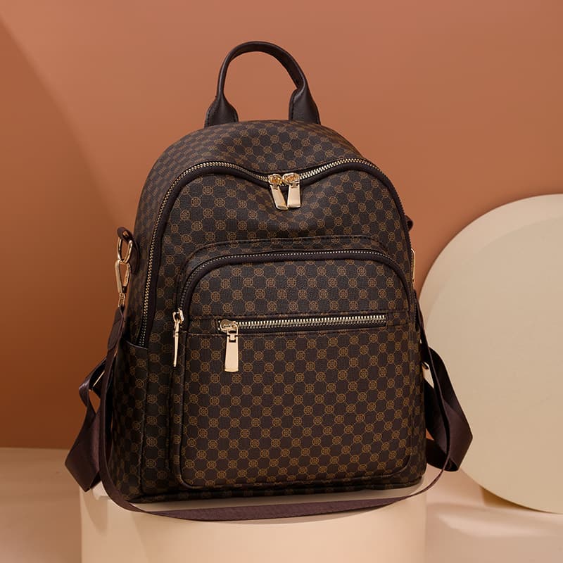 Foreign Trade Wholesale European and American Retro Printed Backpack 2026 New Fashion High Quality Women's Casual Travel Backpack