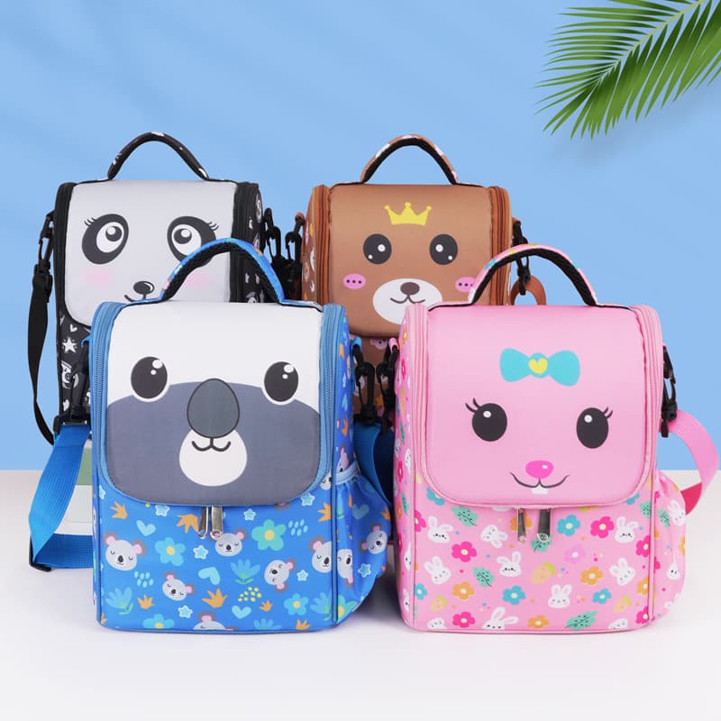 New Crossbody Lunch Bag for Office Workers, Portable Handbag for Meals, Insulated Cooler Lunch Tote for School and Outings