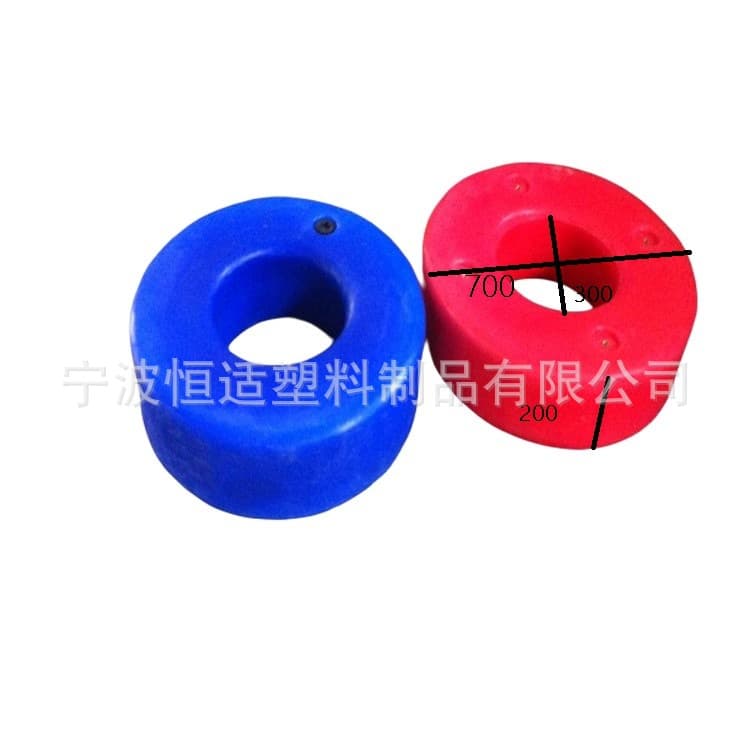 Hengshi water quality monitoring buoy, river aeration buoy, PE rotational molding one-piece anti-aging plastic buoy