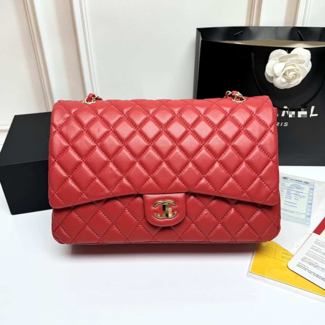 25 Classic Fashionable Chanel-Style 1119 Square Quilted Lambskin Chain Shoulder Bag Crossbody Bag