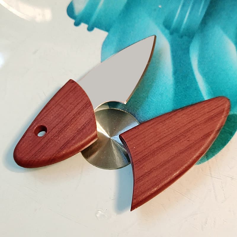 Portable Practical Little Fat Dolphin Wooden Fish Knife Fruit Kitchen Household Dolphin Multi-function Express Kitchen Knife