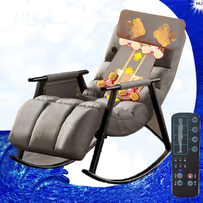 Up and Down Walking Rocking Massage Chair Simple Leisure Chair Office Massage Chair Small Mechanical Hand Mini Massage Chair
