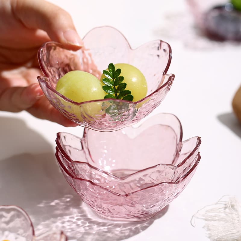 Japanese-style hammered pattern cherry blossom sauce dish, small bowl, vinegar dish, seasoning dish, dipping dish wholesale
