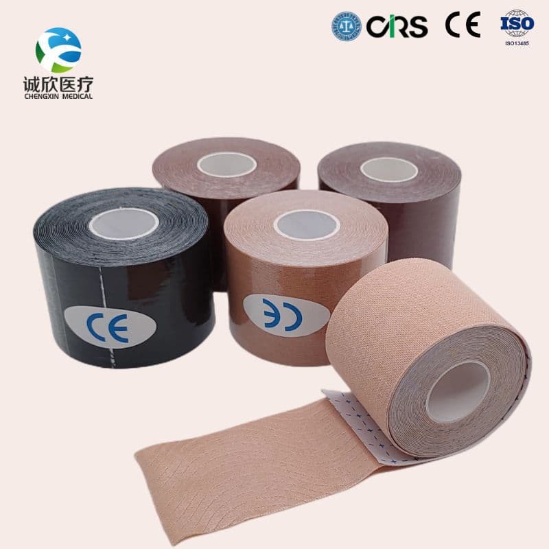 Cross-Border Push-Up Breathable Lift Breast Stickers Tape Sports Muscle Tape Large Breast Anti-Sagging Elastic Fabric Boob Tape