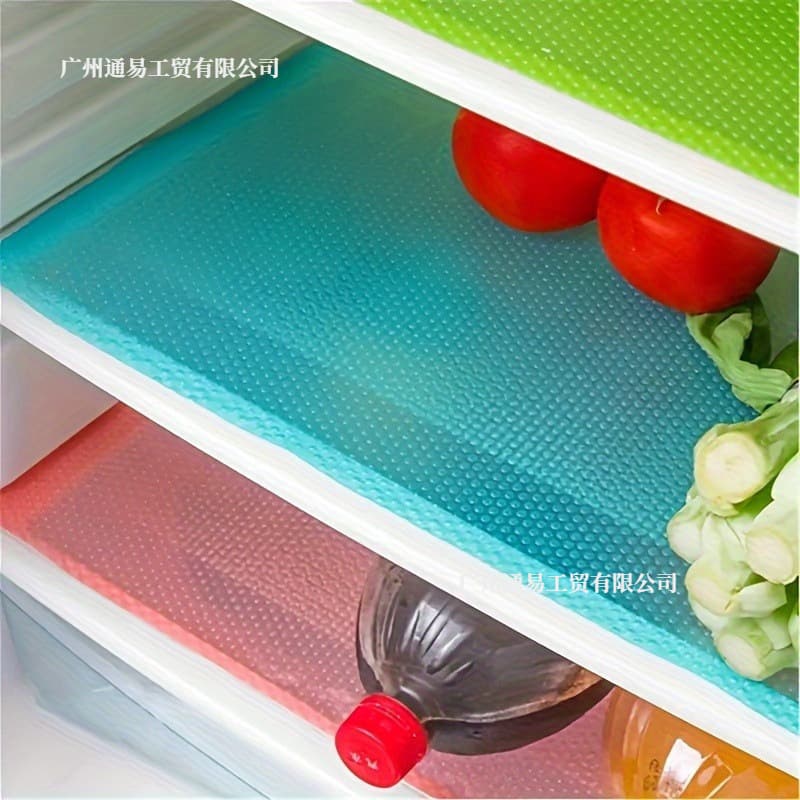 Kitchen Washable Refrigerator Isolation Mat, Cuttable Cabinet Mat, Dining Table Cabinet Mat, Moisture-Proof Mat, Easy-To-Clean Placemat