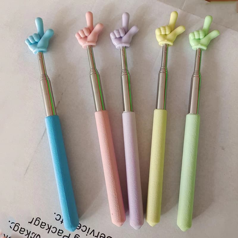 Children's Telescopic Finger Pointer, Reading Finger Pointer, Retractable Pointing Stick, Teaching Pointer, Teacher's Pointer Stick