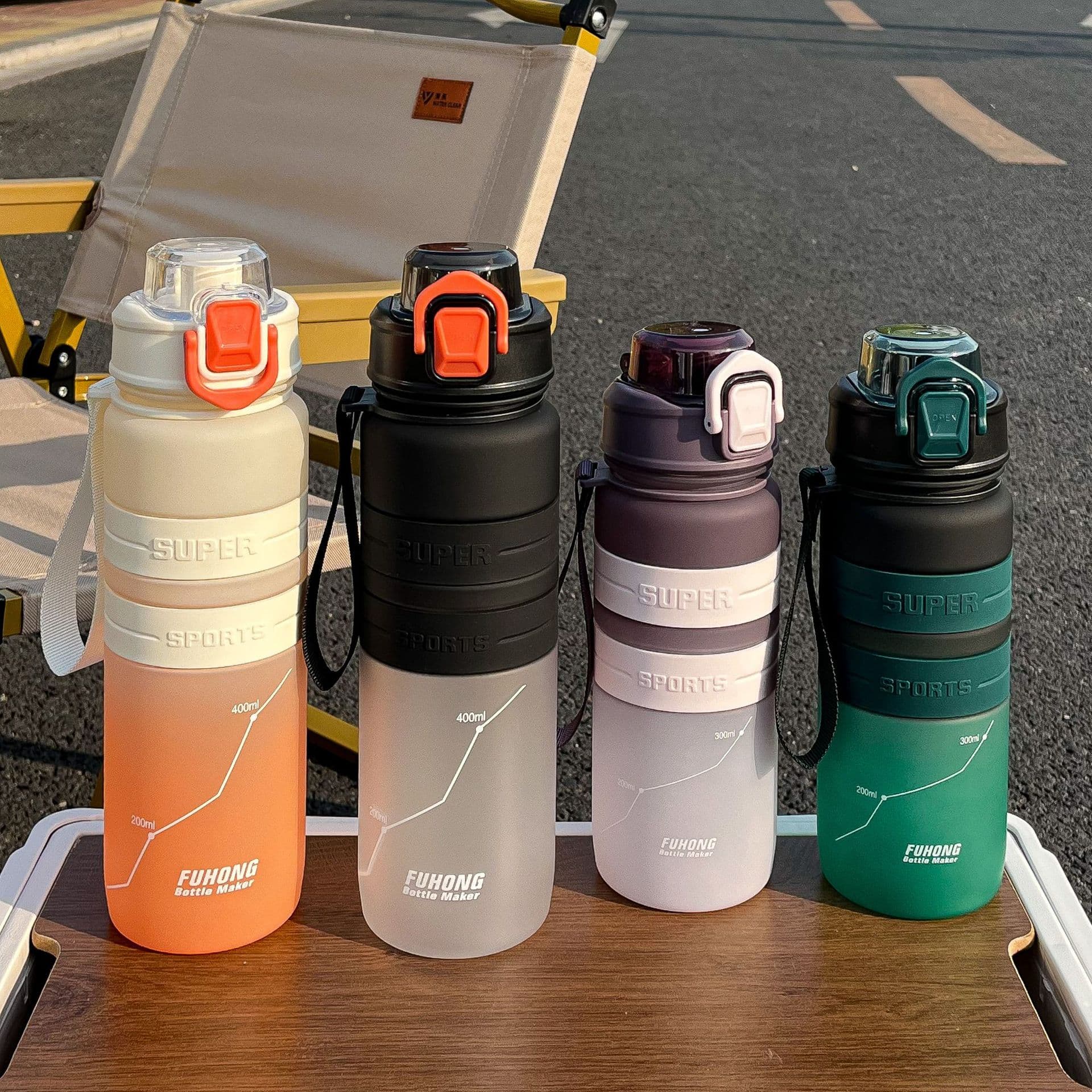 Wholesale frosted sports water cup silicone plastic cup direct drinking space cup fitness water bottle food grade cup