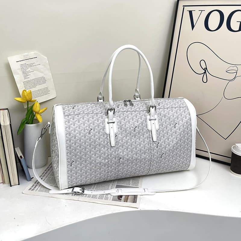 Goyard Travel Bag Unisex Boarding Bag Dogtooth Large Capacity Luggage Bag Gym Duffel Bag Cross-border