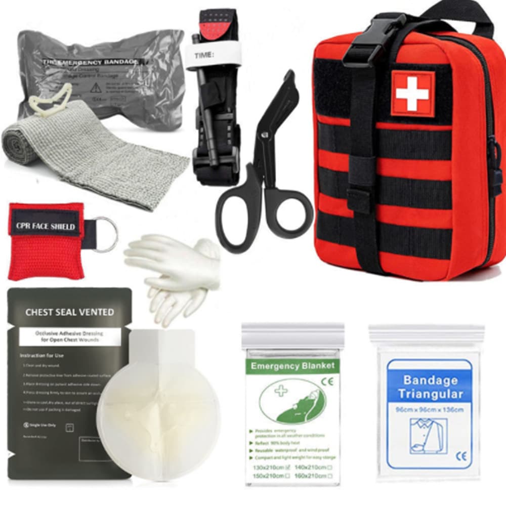 Outdoor rescue first aid kit travel survival tool set survival emergency kit edc camping equipment IFAK