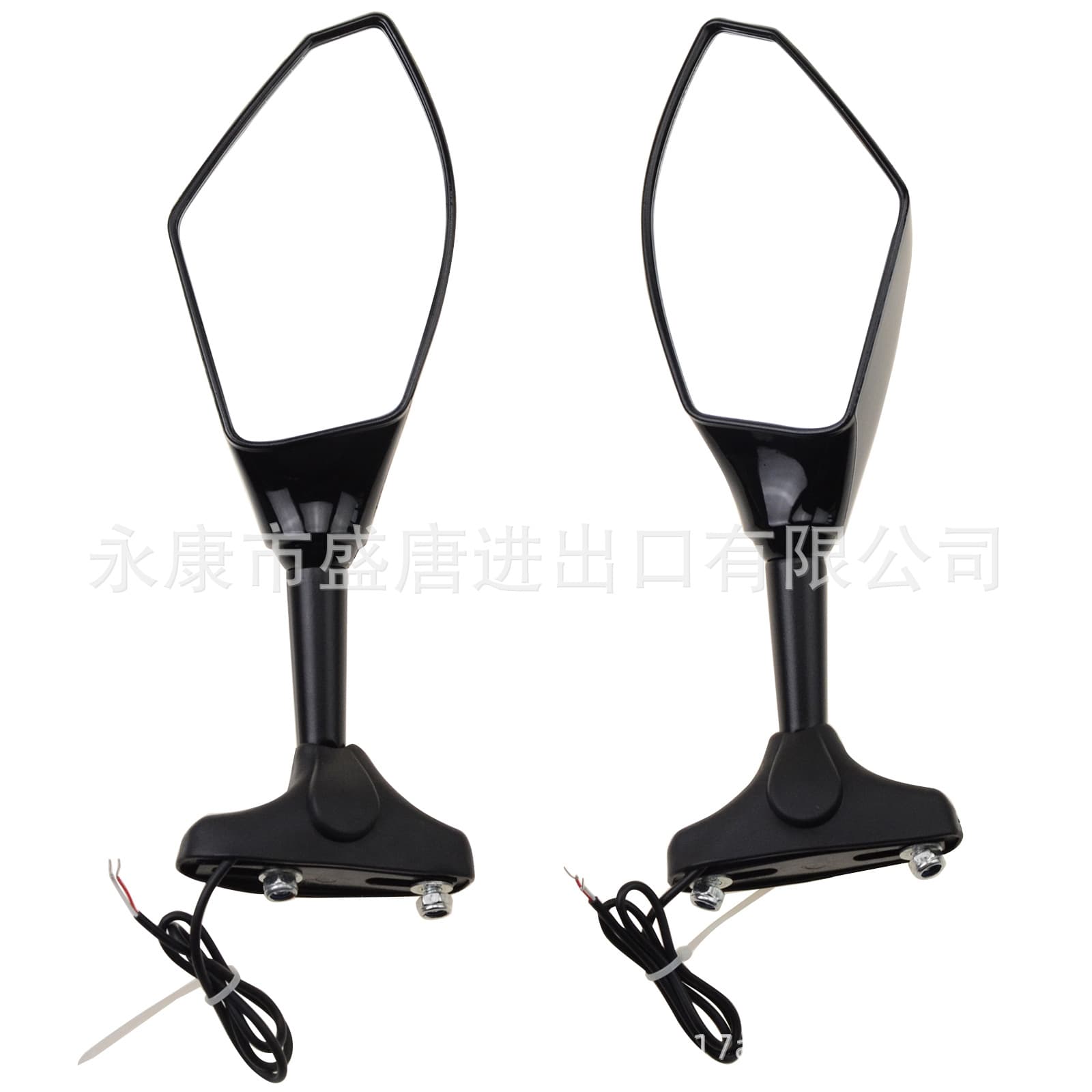 GOOFIT Rearview Mirror Side View Mirror 1 Pair 50cc 70cc 90cc 110cc Motorcycle Motorbike Black
