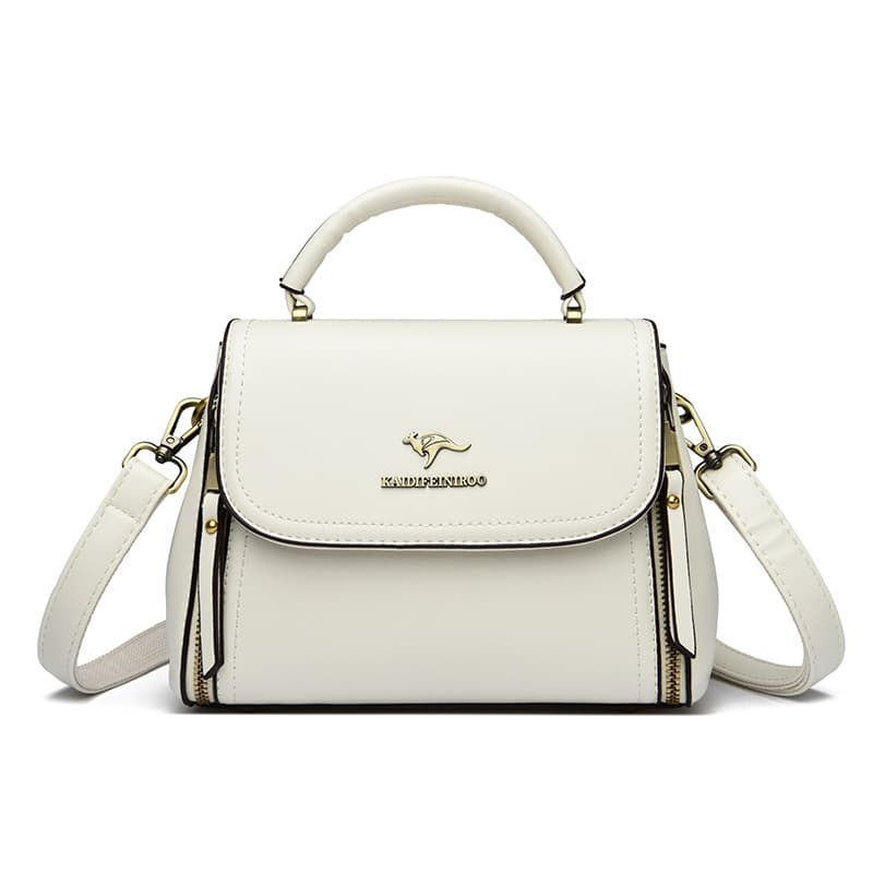 2026 New Trendy Handbag Simple Light Luxury Shoulder Crossbody Soft Leather Women's Bag Boutique Women's Bag