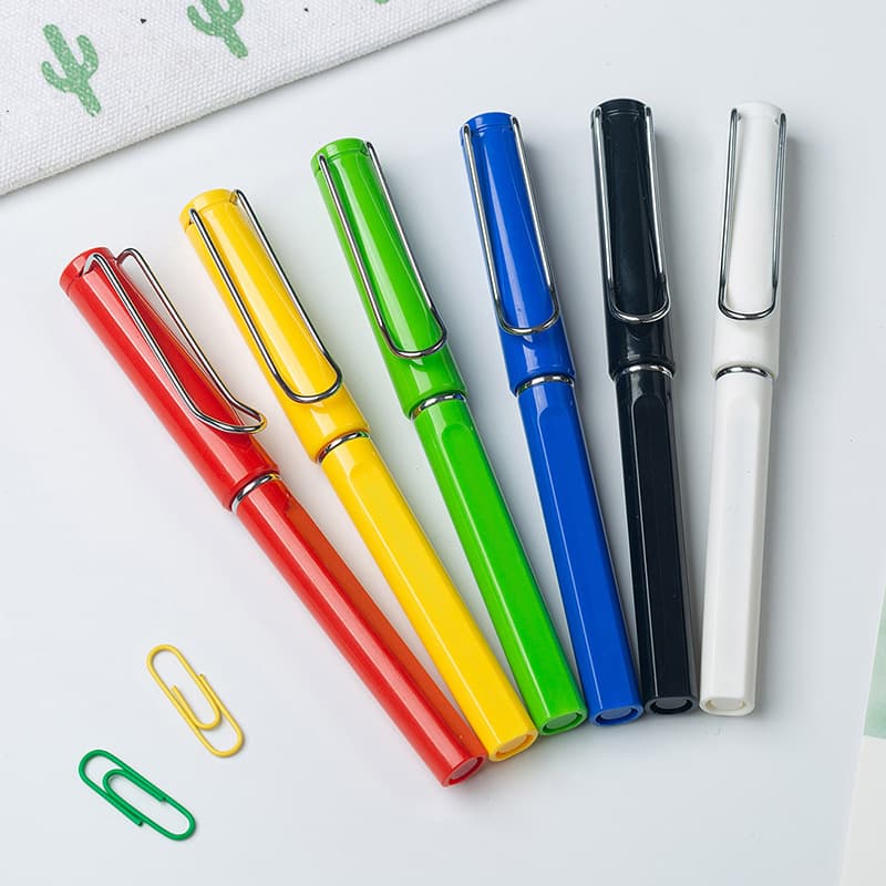 Candy color high-end gel pen custom pen black signature pen custom advertising pen gel pen custom logo printing