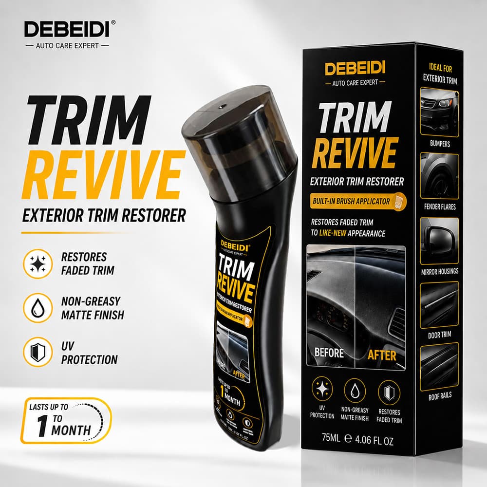 Cross-border Car Interior Renovation Agent Leather Care Polish Crystal Coating Plastic Repair Restorer Blackening Brightener