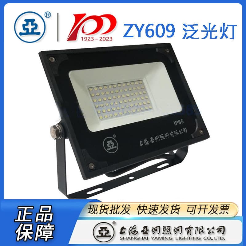 Shanghai Yaming Lighting LED Floodlight ZY609 100W Advertising Floodlight, 200W Outdoor Waterproof Light
