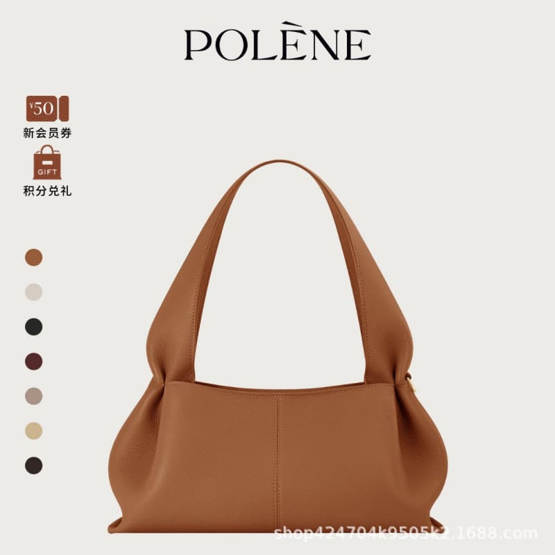 polene Polingen autumn and winter new women's cross-border Number Nine East-West portable shoulder bag