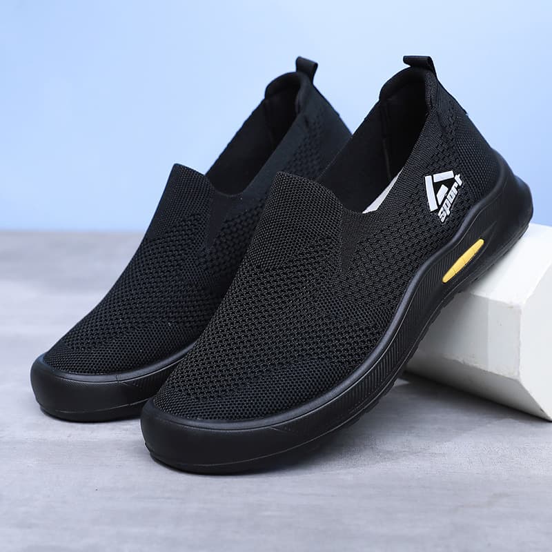 Men's Spring/Autumn New Arrival Cross-Border Slip-On Walking Shoes, Soft Sole Breathable Dad Shoes, Lightweight Casual Cloth Shoes