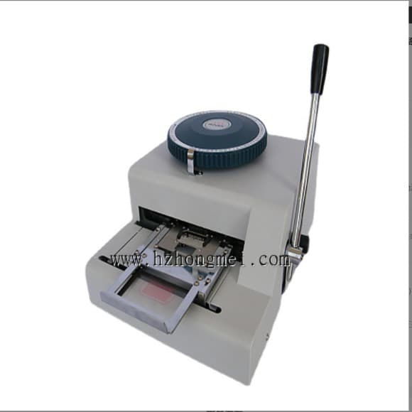 No. 68 Embossing Machine / Coding Press / Manual Imprinter for Membership Cards