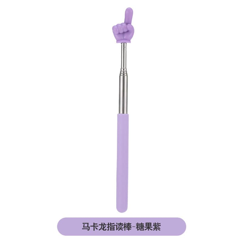 Retractable Pointing Stick Plastic Finger Extension Reading Stick Children's Teaching Aid Pointer Baton Full Set Teaching Stick