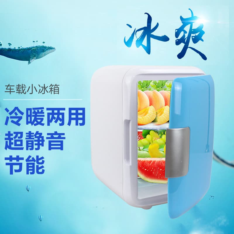Beauty Fridge 4L Mini Car Refrigerator, Car & Home Dual Use, Cooling & Heating Insulation Car Fridge