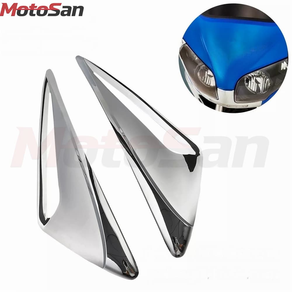 For Gold Wing GL1800 Fairing Chrome Decorative Trim Vent Cover 2012-2017