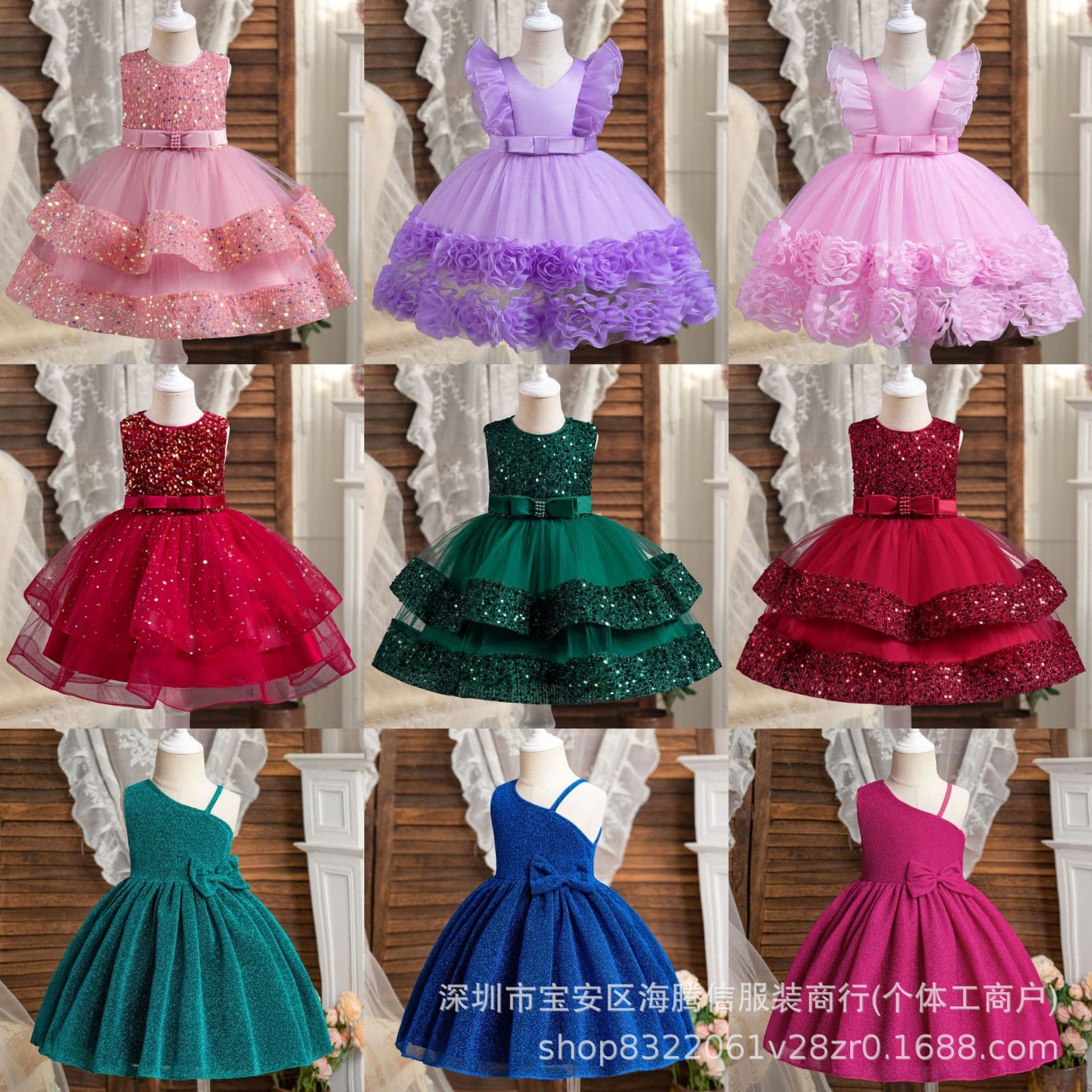 2026 Girls Princess Dress New Girls Baby Dress Wholesale