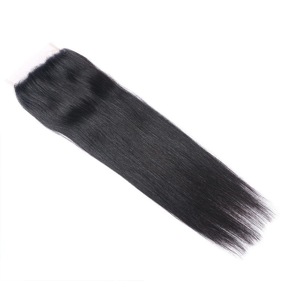 5x5 HD Swiss Net Hair Block Straight Bar Body Human Wig Accessories Lace Closure Human Hair