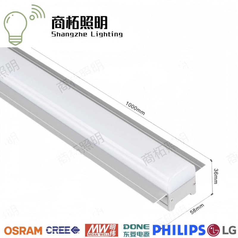 Factory Direct Outdoor Waterproof LED Linear Light RGB 512 External Control Guardrail Tube Seamless Connection Contour Light
