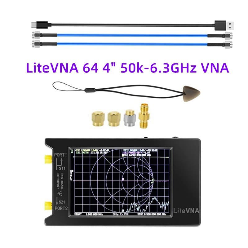 NanoVNA V2 V3 upgraded LiteVNA64, 4-inch, 2.8-inch, 6G vector network analyzer VNA