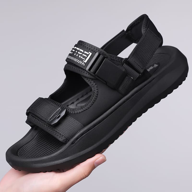 Large Size Sandals for Men 2025 Summer New Breathable Anti-Slip Sports Sandals Soft Sole Outdoor Beach Shoes